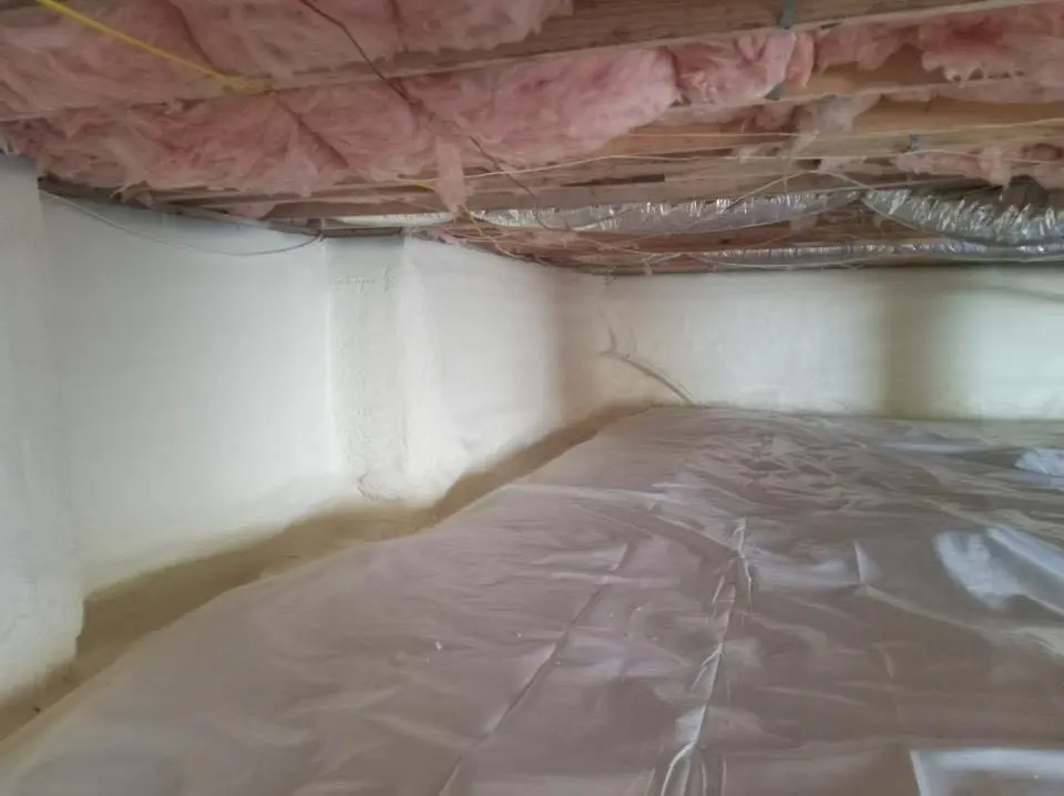 Crawl space encapsulation with closed-cell spray foam for Roof Waterproofing in Hawthorn Woods